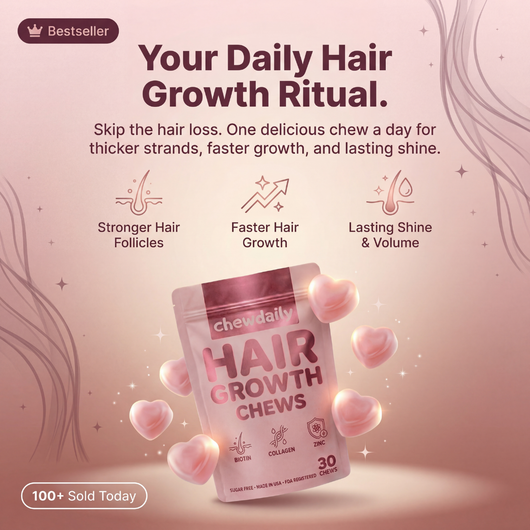 Biotin + Collagen  Hair Growth Chews