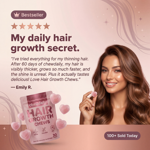 Biotin + Collagen  Hair Growth Chews